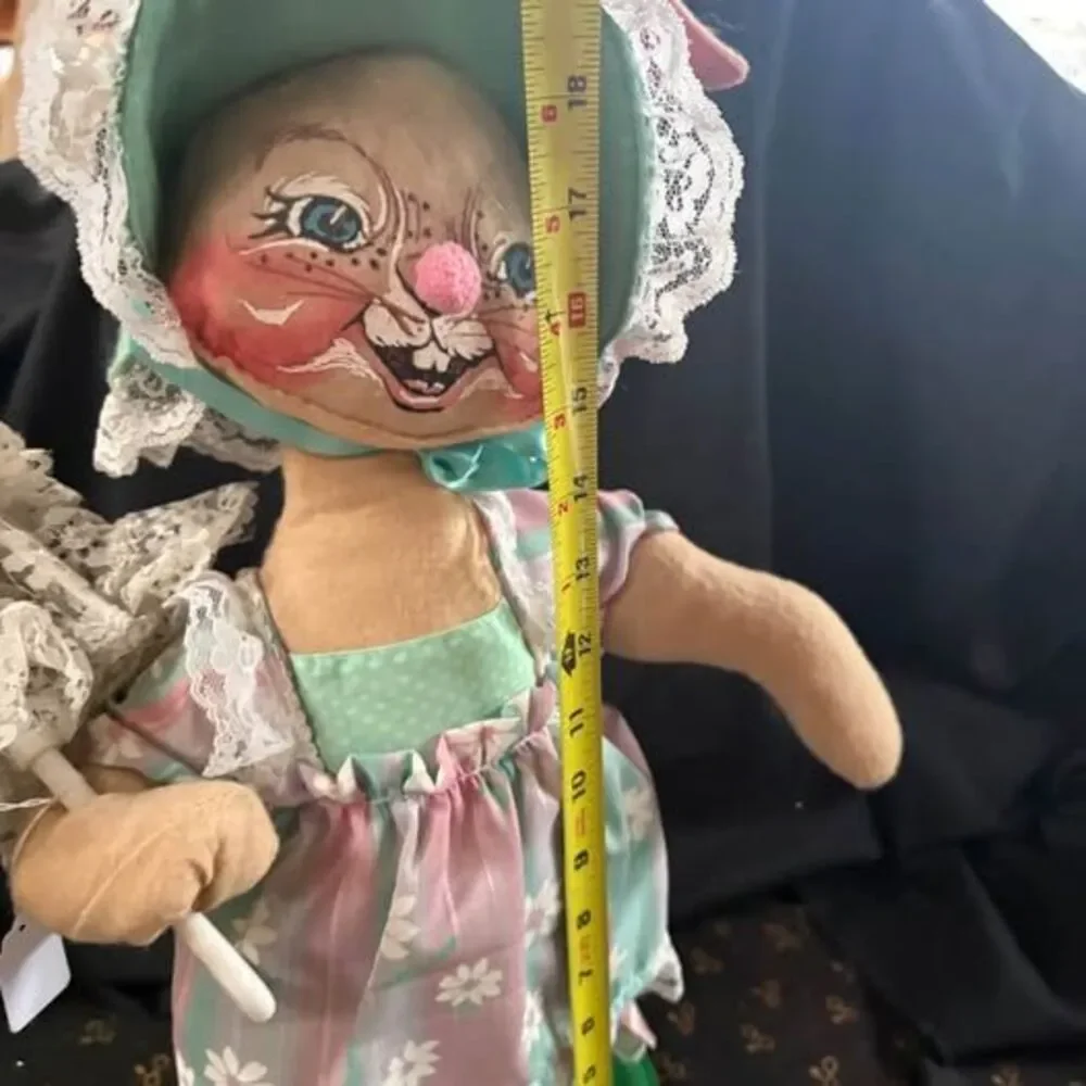 Annalee 20” Easter parade doll bunny